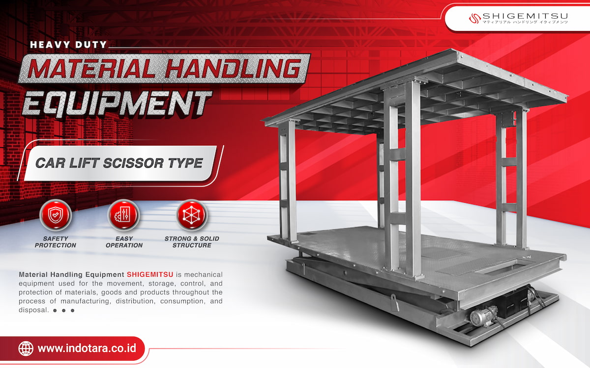 Shigemitsu Material Handling Equipmnet - Shigemitsu Car Lift Scissor Lift